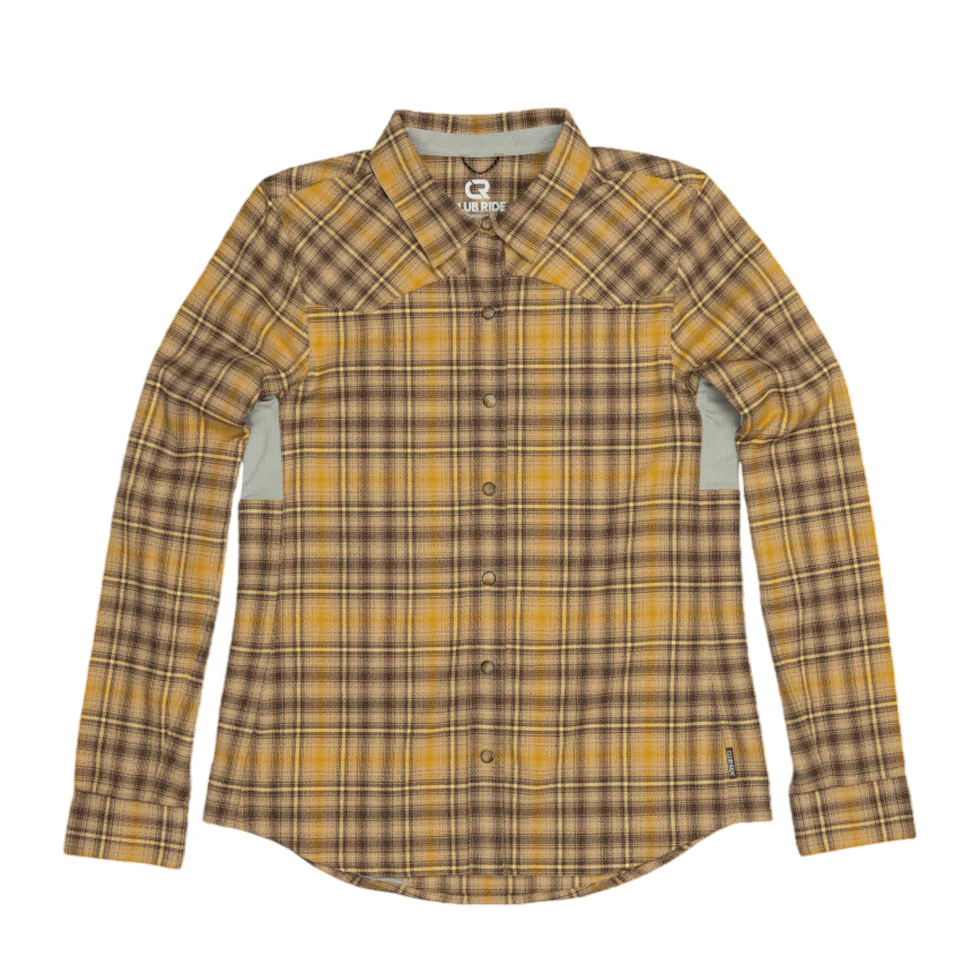 Club Ride Liv'n Flannel Shirt - Womens - Banana Yogurt