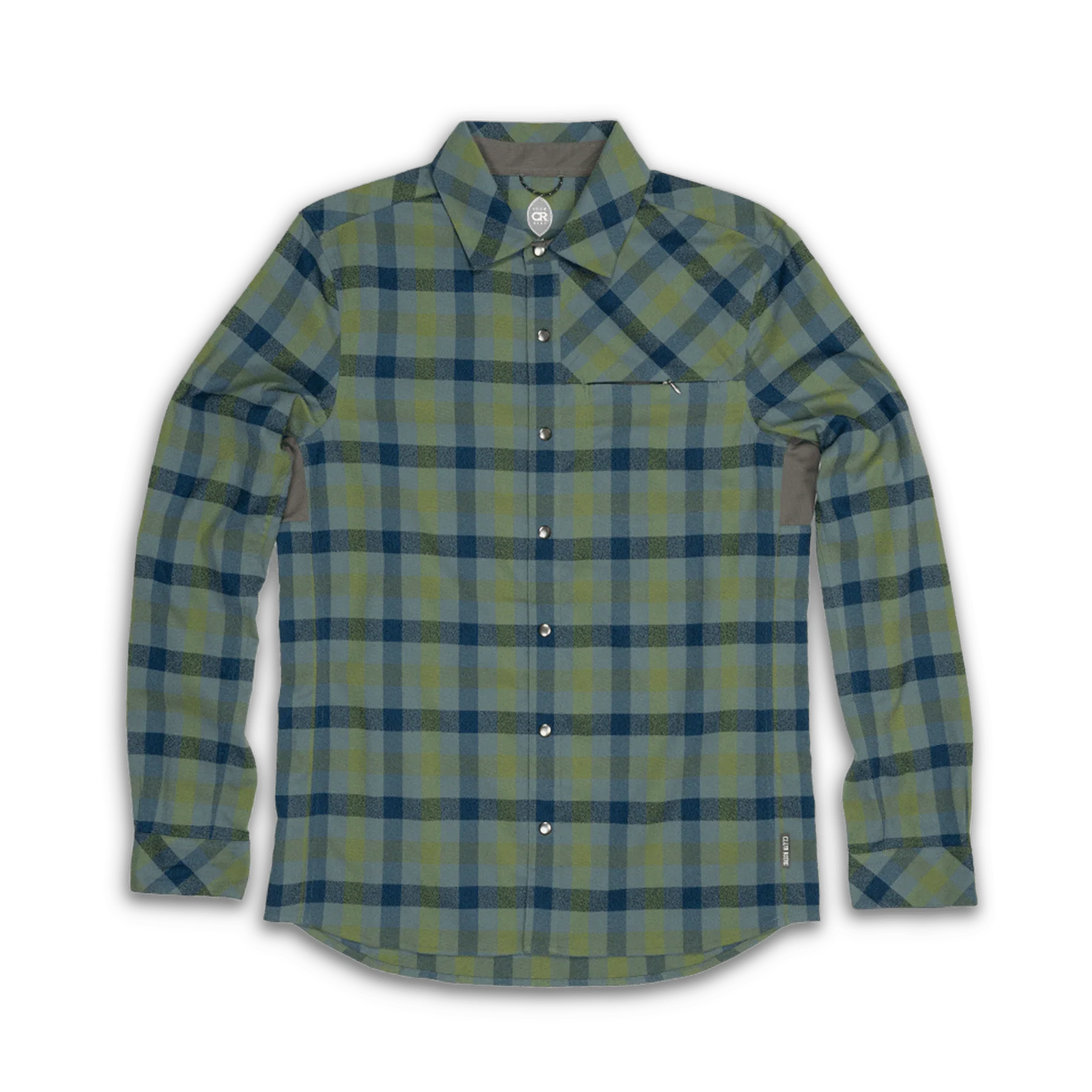 Club Ride Shaka Midweight Flannel Shirt - Teal Olive