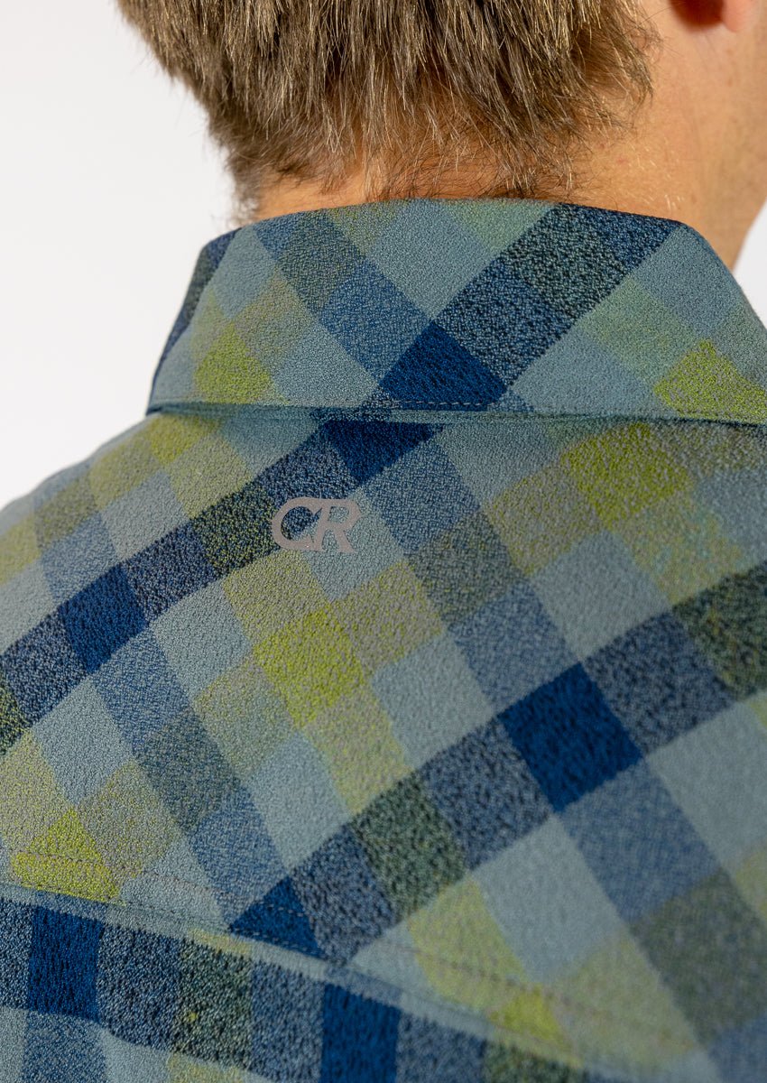 Club Ride Shaka Midweight Flannel Shirt - Teal Olive - Image 5