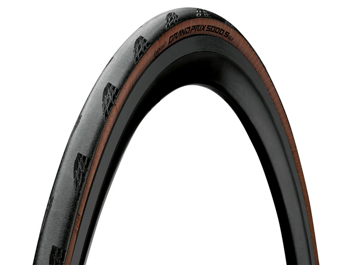 Continental Grand Prix 5000 S 700c Tubeless Road Tire -  Black-Coffee