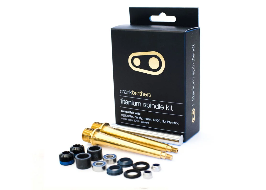 Crank Brothers Titanium Spindle Upgrade Kit - Gold