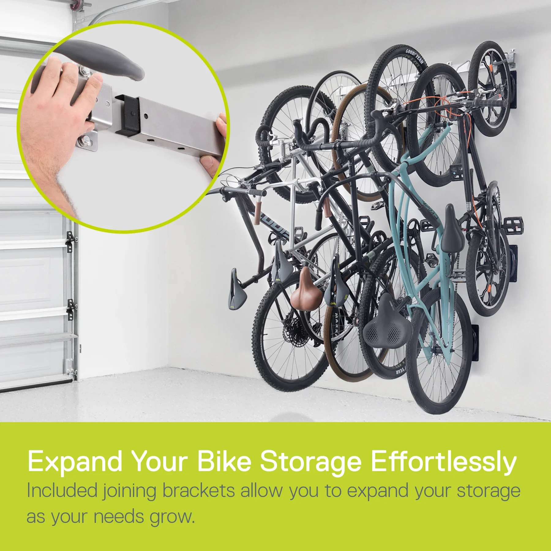 Delta Heavy Duty Rail Rack - 4 Bike - Image 8