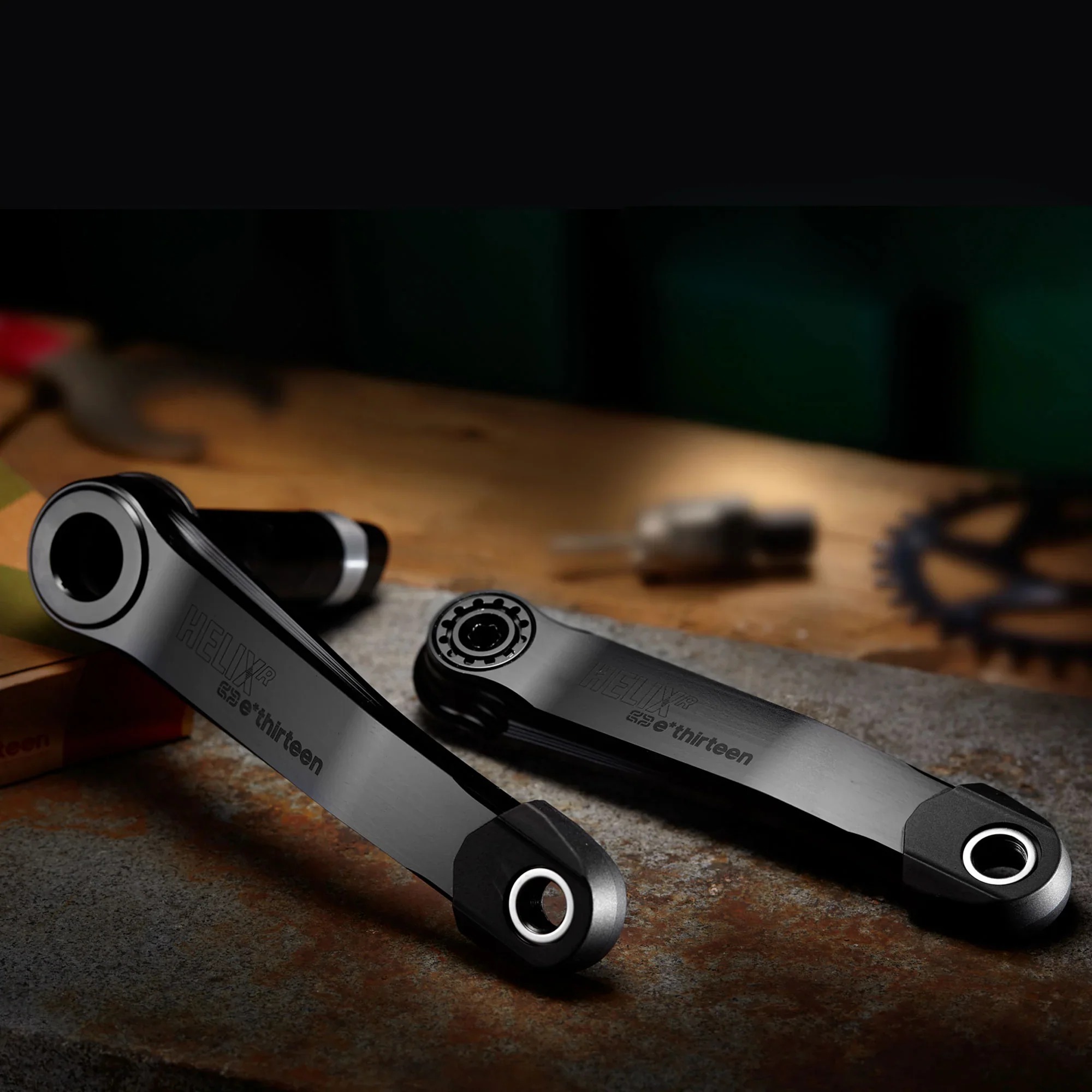 E Thirteen Helix Race Alloy Crank Arms - Black - Image 3