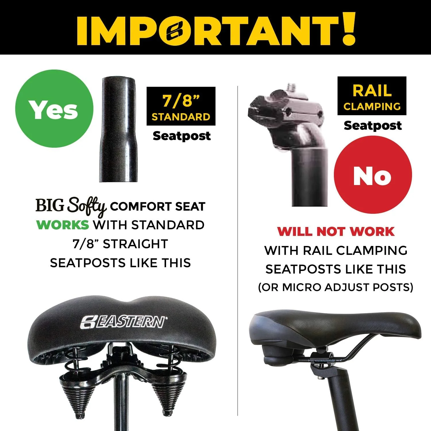 Eastern Big Softy Seat kit - With Gel Cover - Image 2