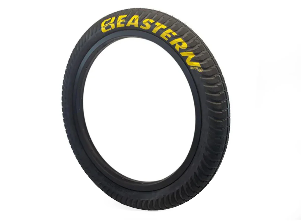 Eastern Curb Monkey II 20" BMX Tire - Black-Yellow - Image 3