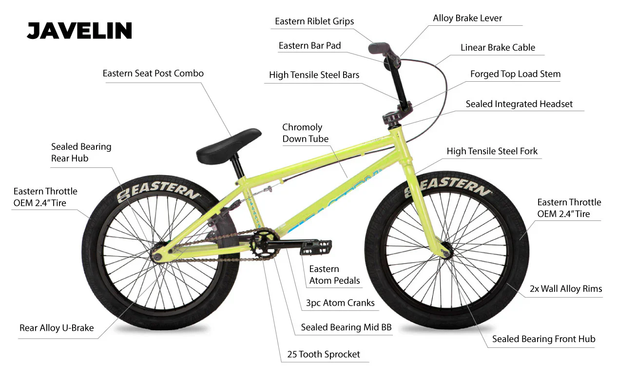 Eastern Javelin 20" BMX - Orange - Image 2