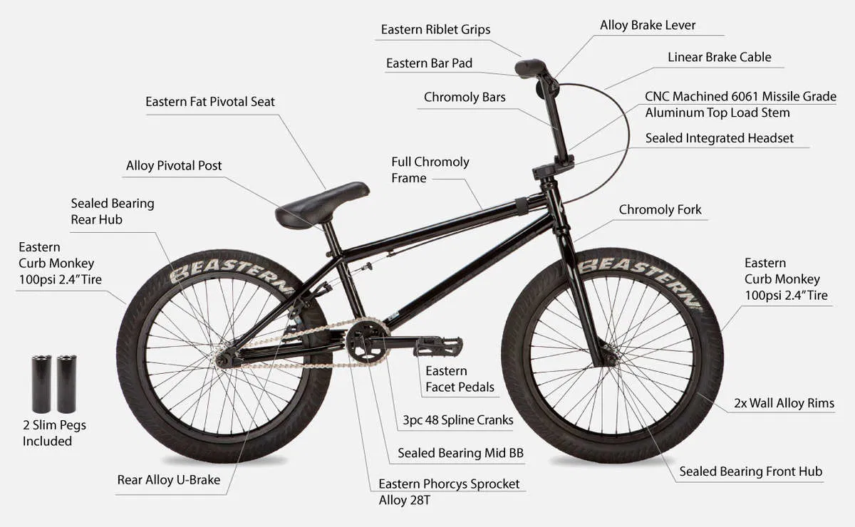 Eastern Thunderbird V2 20" BMX - Black - Image 6