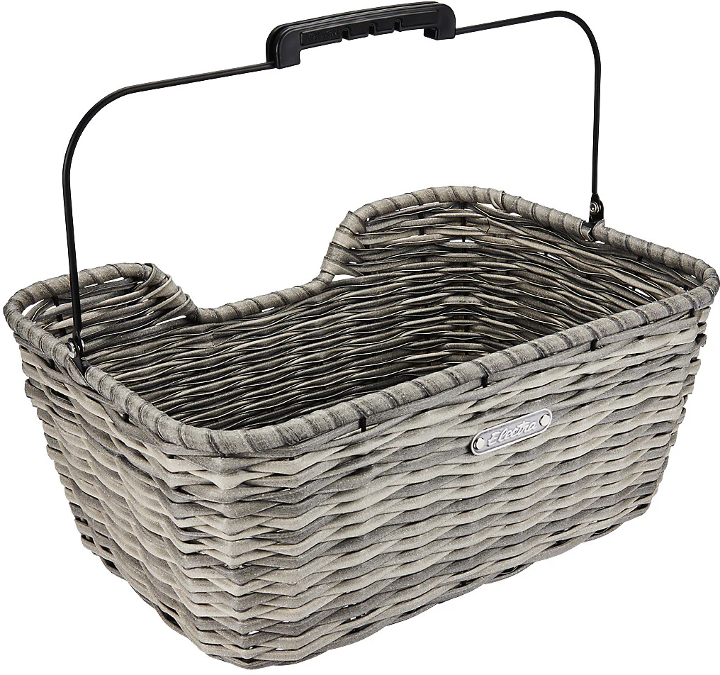Electra All Weather Woven Rear MIK Basket - Brown
