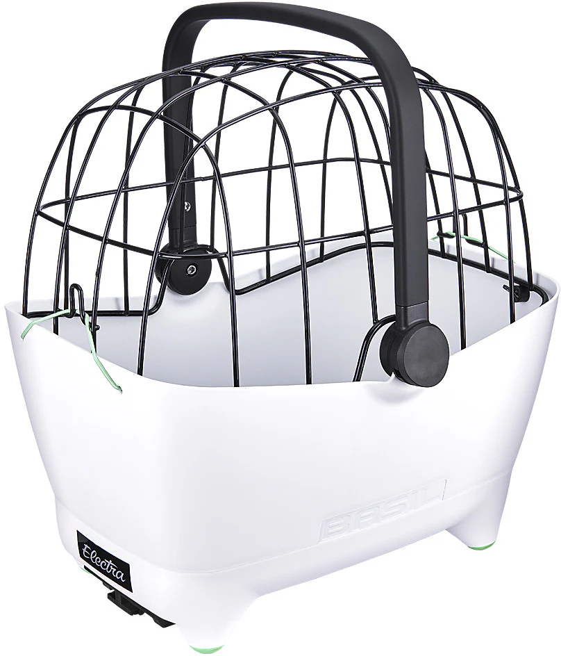 Electra Basil Pet Carrier Basket - White