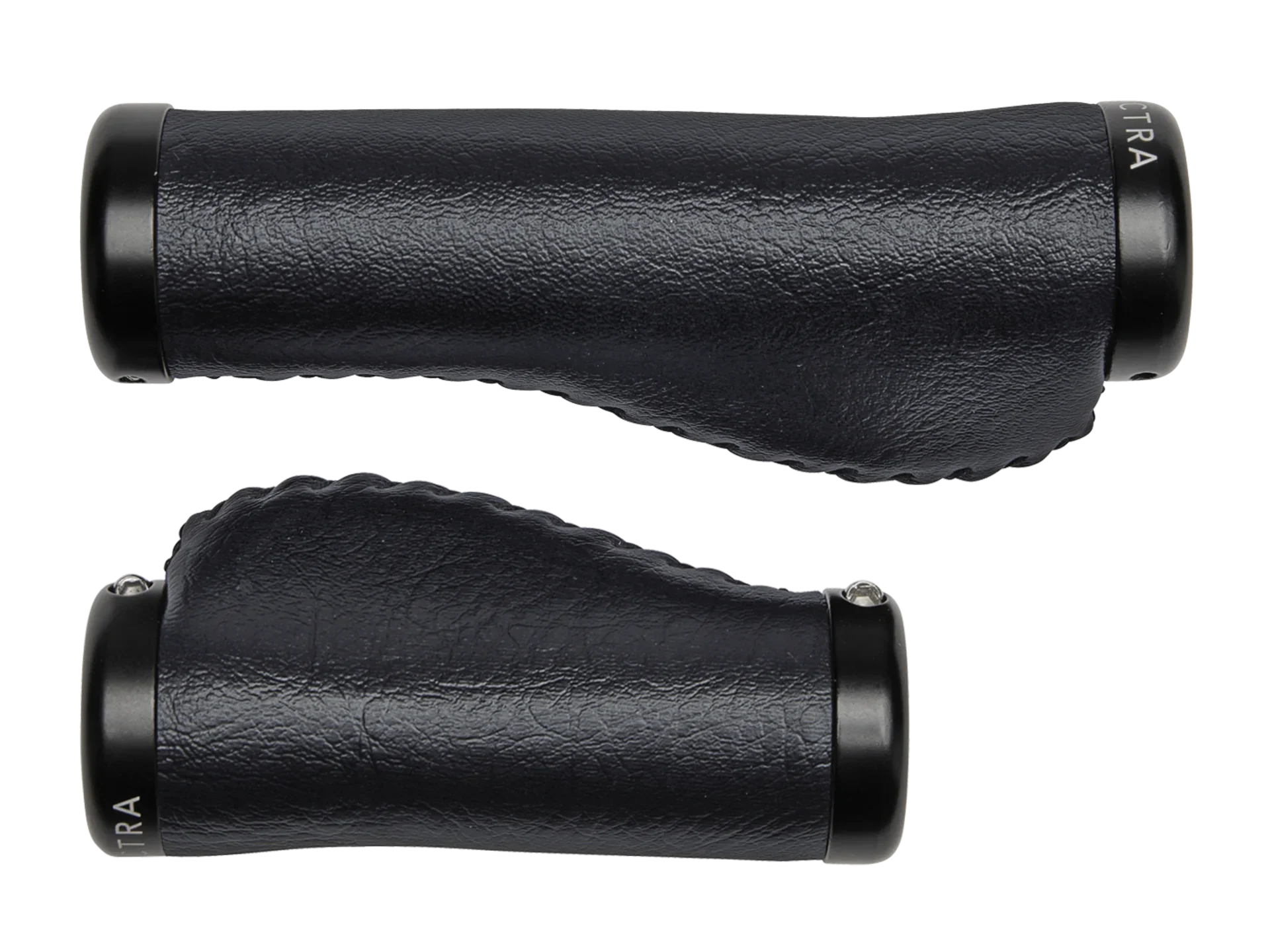Electra Classic Faux Leather Ergo Grip Set - Black - Image 2