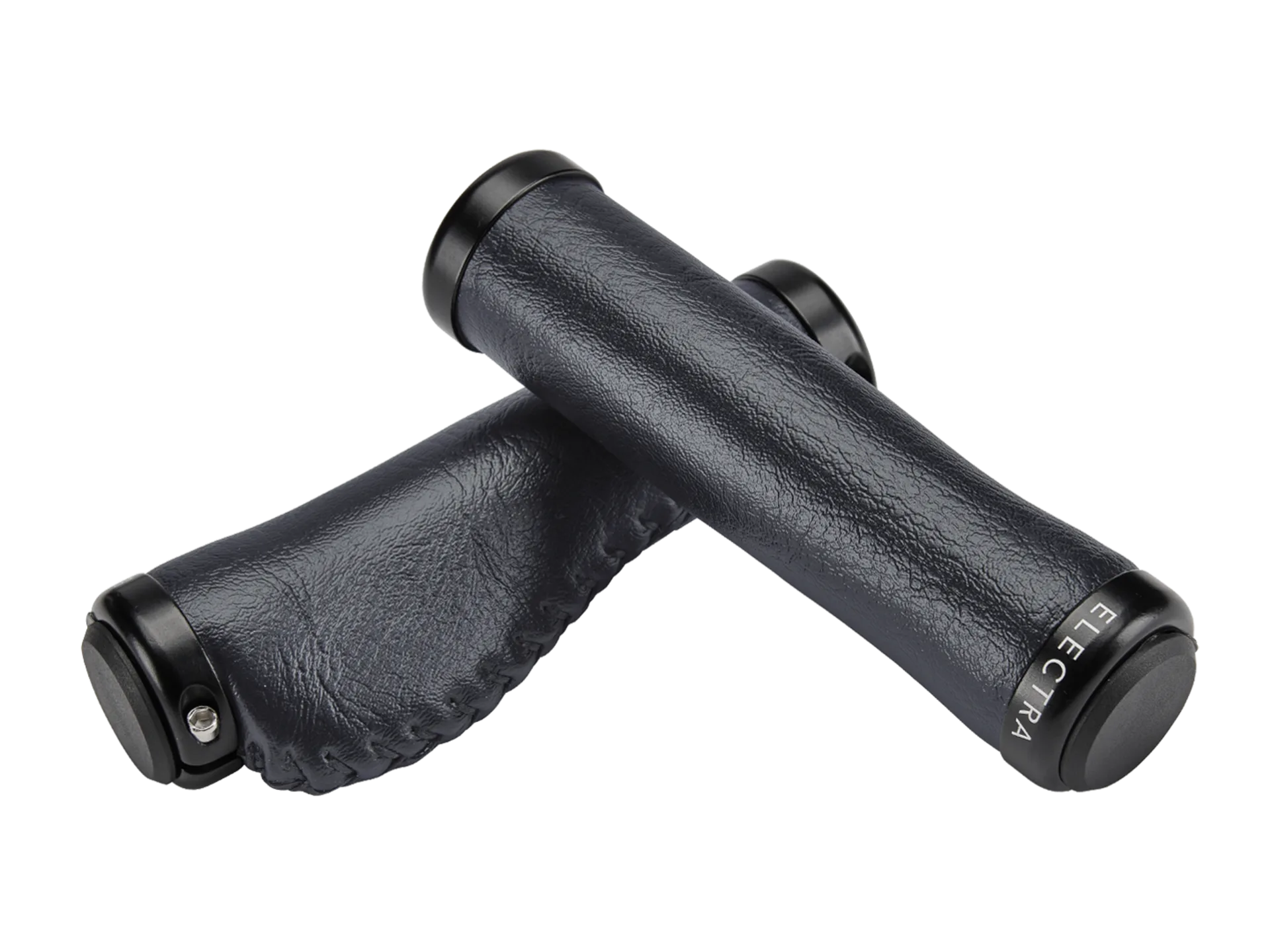 Electra Classic Faux Leather Ergo Grip Set - Black - Image 3