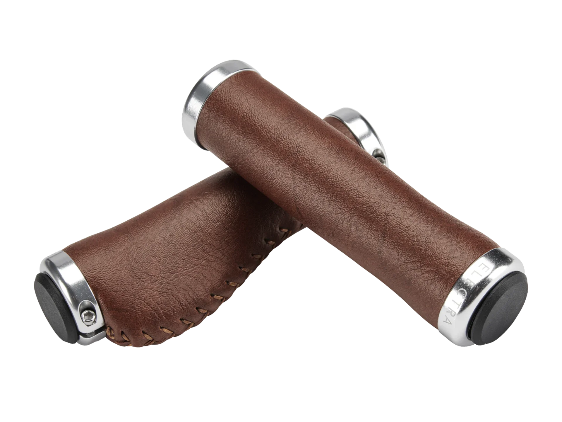 Electra Classic Faux Leather Ergo Grip Set - Brown - Image 3