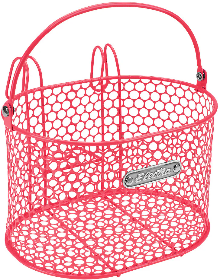 Electra Honeycomb Small Hook-Mounted Basket - Pink