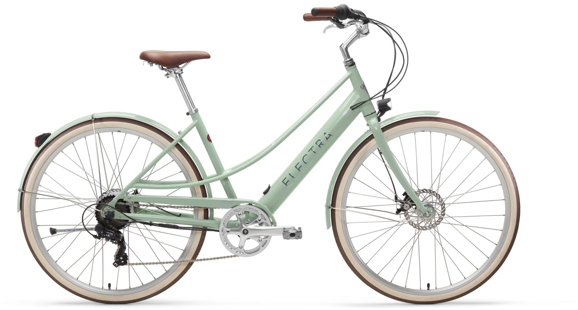 Electra Loft Go! 7D EQ Step-Thru 700c Bike - Matcha Green