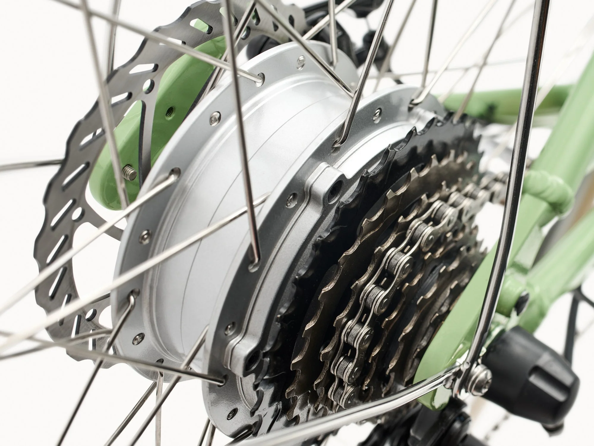 Electra Loft Go! 7D EQ Step-Thru 700c Bike - Matcha Green - Image 16