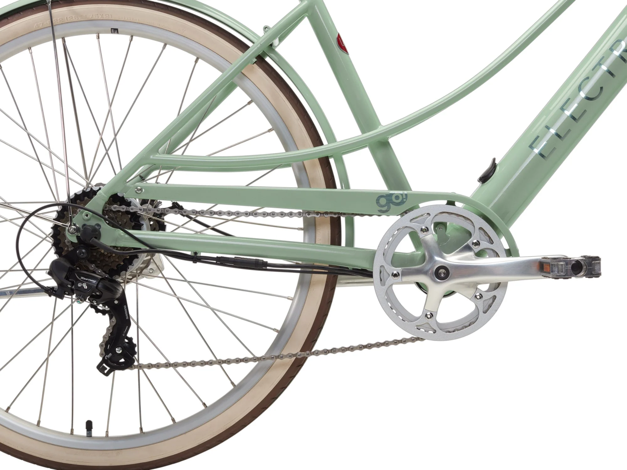 Electra Loft Go! 7D EQ Step-Thru 700c Bike - Matcha Green - Image 7