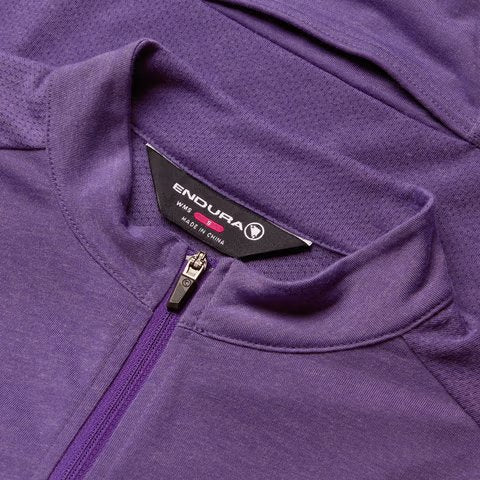 Endura Loop Short Sleeve Zipped Road Jersey - Womens - Heather - Image 3