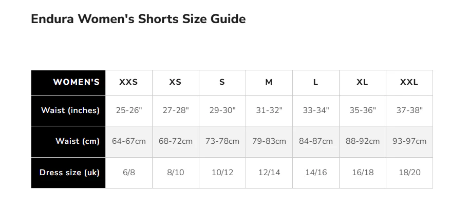 Endura Padded Liner - Womens - Black - Image 3