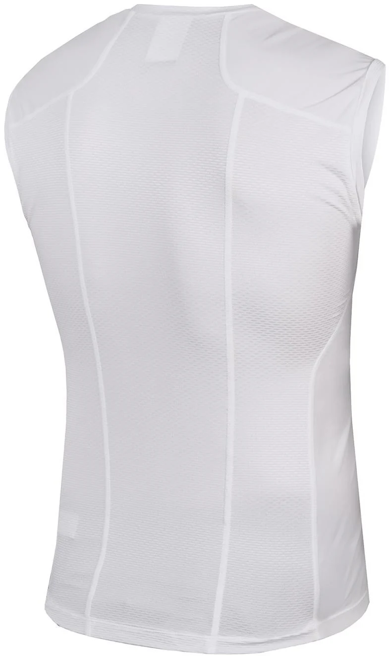 Endura Translite Windproof Sleeveless Baselayer - White - Image 2
