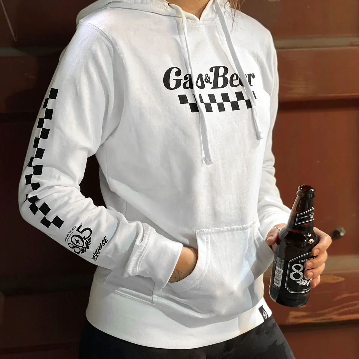 Fasthouse 805 Tavern Hooded Pullover - Womens - White - Image 2