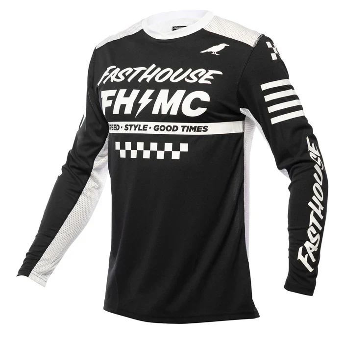 Fasthouse Air Cooled Elrod Jersey - Youth - Black
