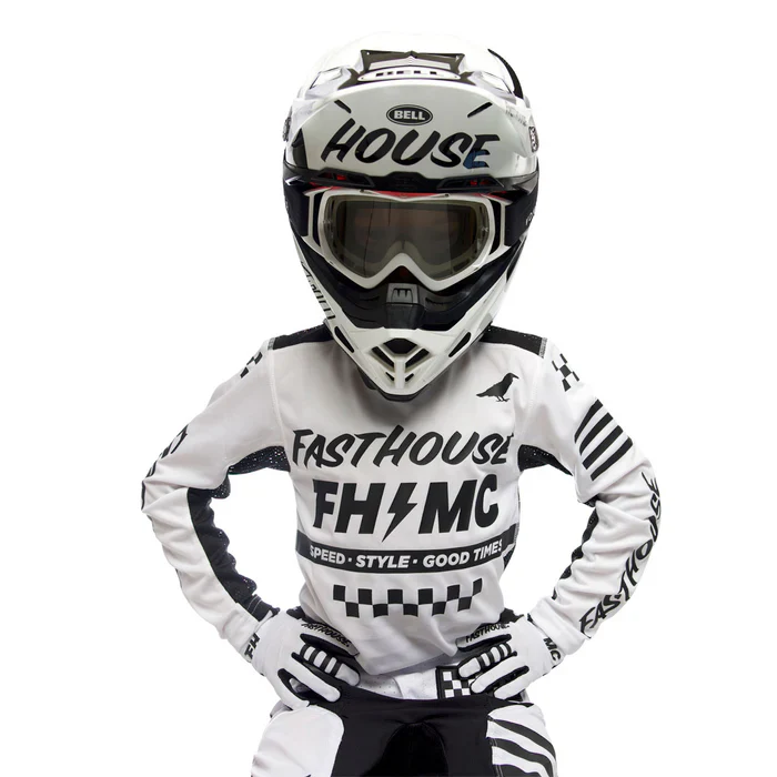 Fasthouse Air Cooled Elrod Jersey - Youth - White - Image 3