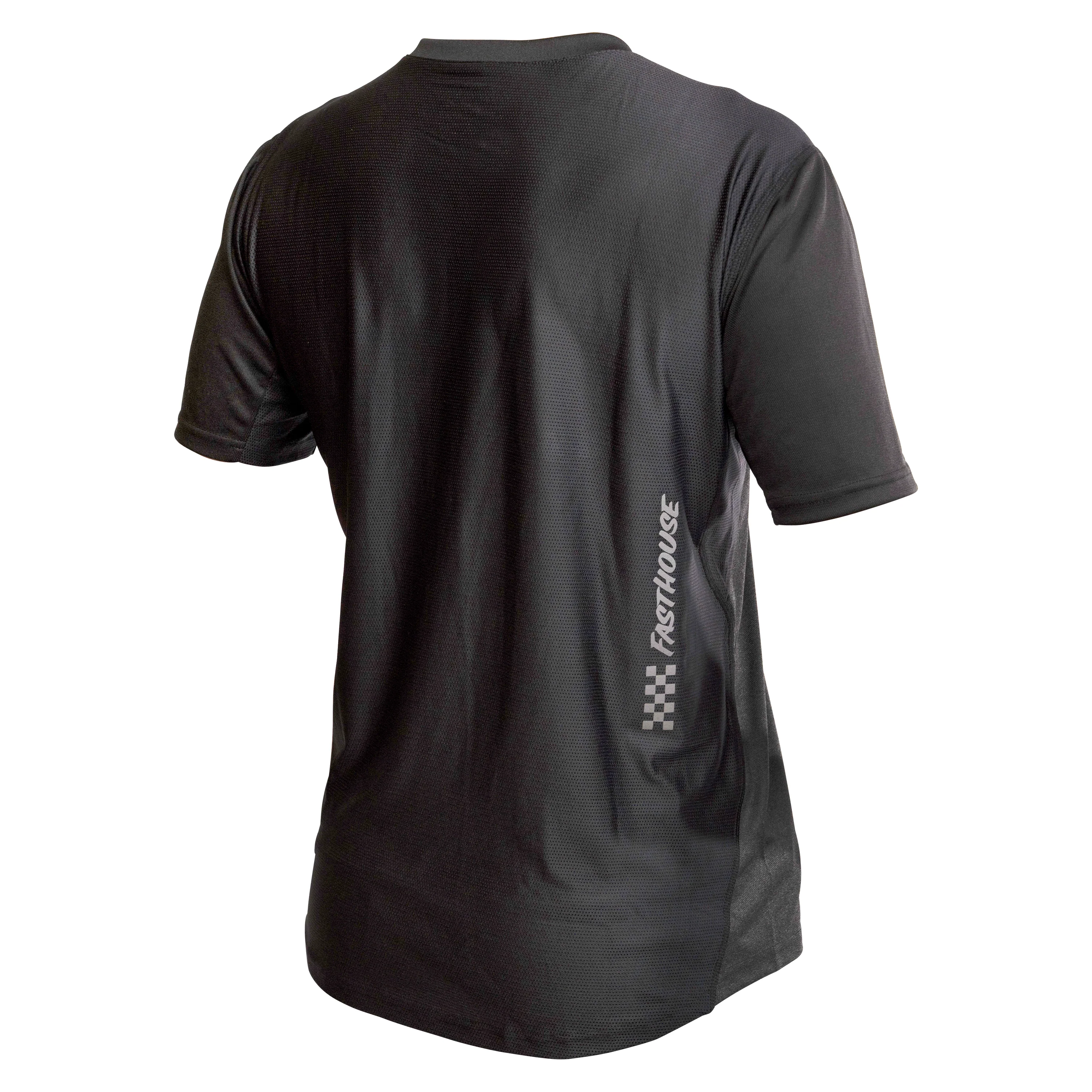 Fasthouse Alloy Mesa Short Sleeve MTB Jersey - Heather Charcoal-Black - Image 2