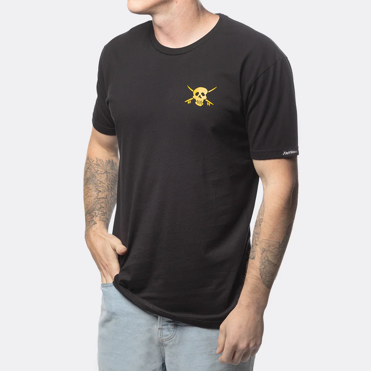 Fasthouse Break Tee - Black - Image 2