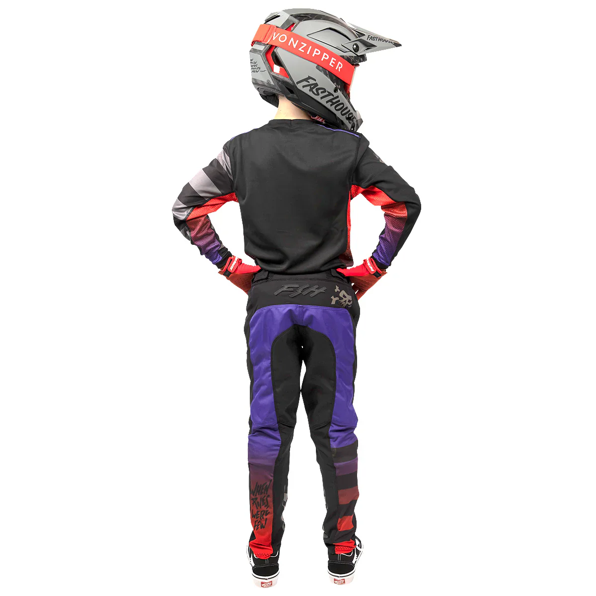 Fasthouse Burn Free Fastline Pant - Youth - Black - Image 11