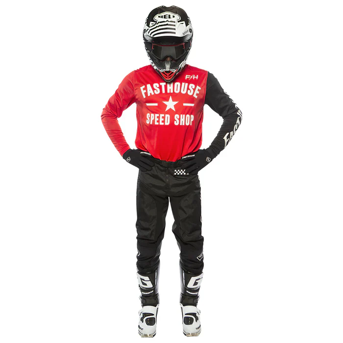 Fasthouse Carbon Jersey - Red - Image 3