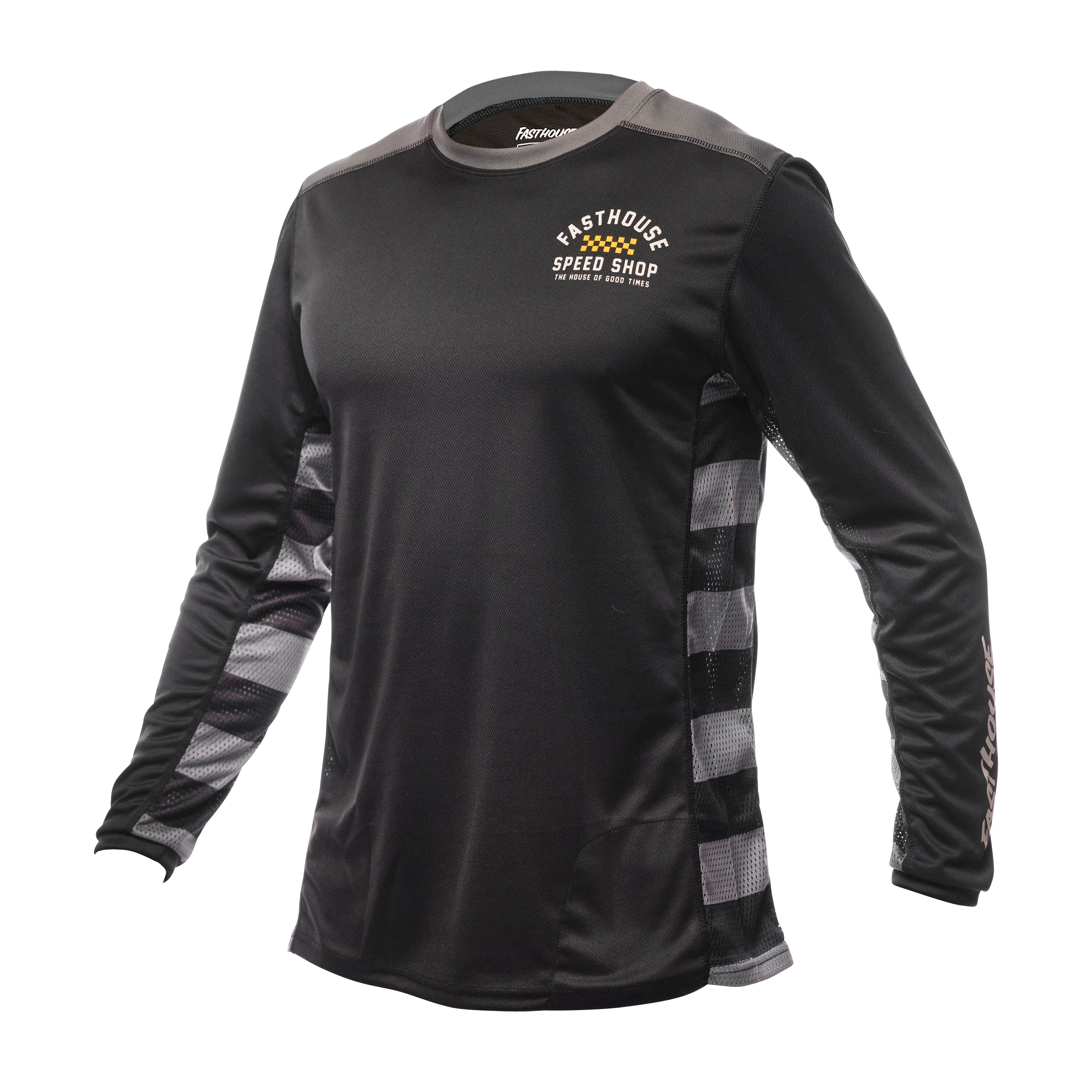 Fasthouse Classic Outland Long Sleeve MTB Jersey - Black