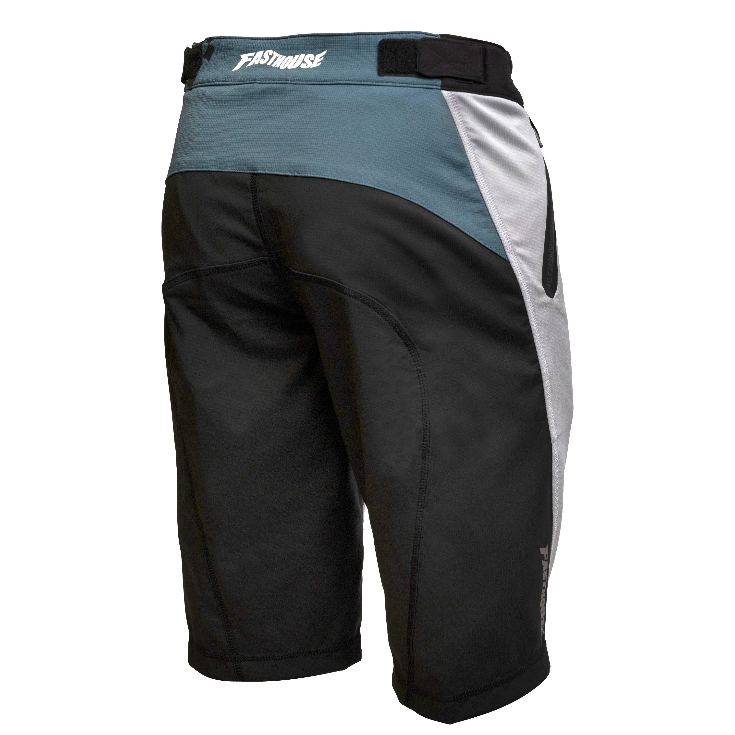 Fasthouse Crossline 2.0 Velocity MTB Short - Youth - Silver-Black - Image 2