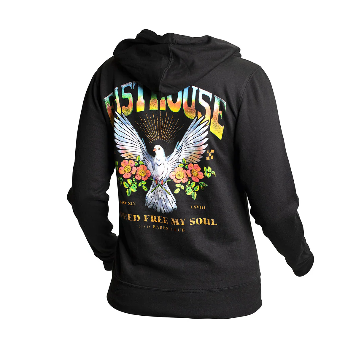 Fasthouse Dove Hooded Pullover - Girls - Black - Image 2