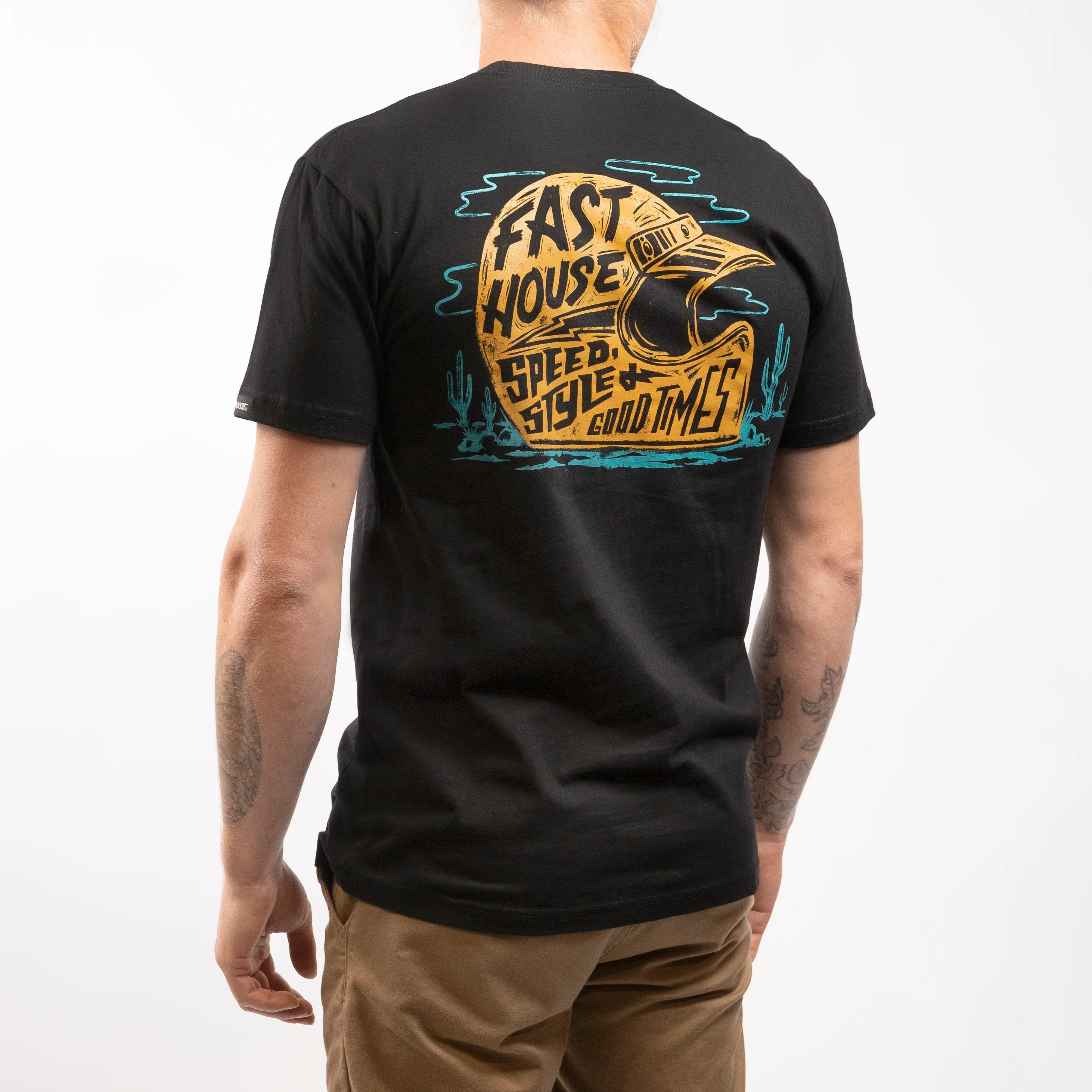 Fasthouse Dust Devil Tee - Black - Image 3