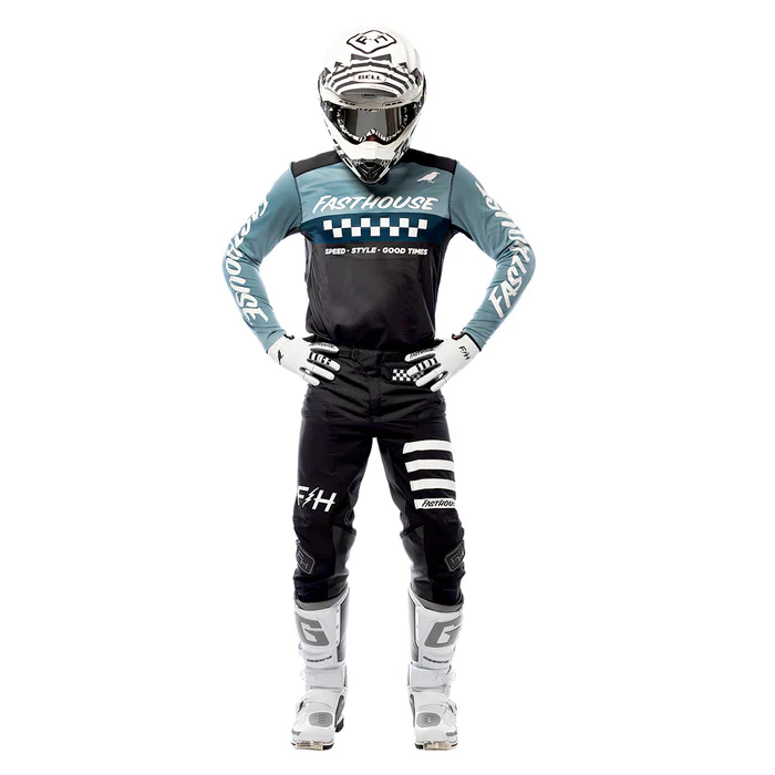 Fasthouse Elrod Jersey - Indigo-Black - Image 2