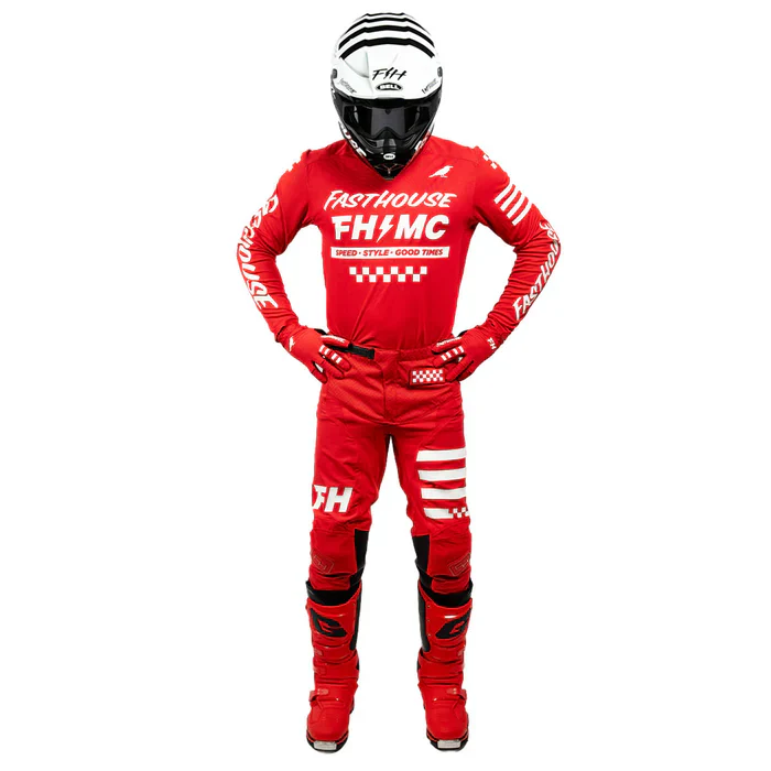 Fasthouse Elrod Jersey - Red - Image 2