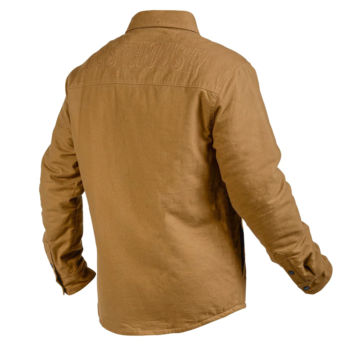 Fasthouse Elysian Quilted Flannel Shirt - Tobacco - Image 3