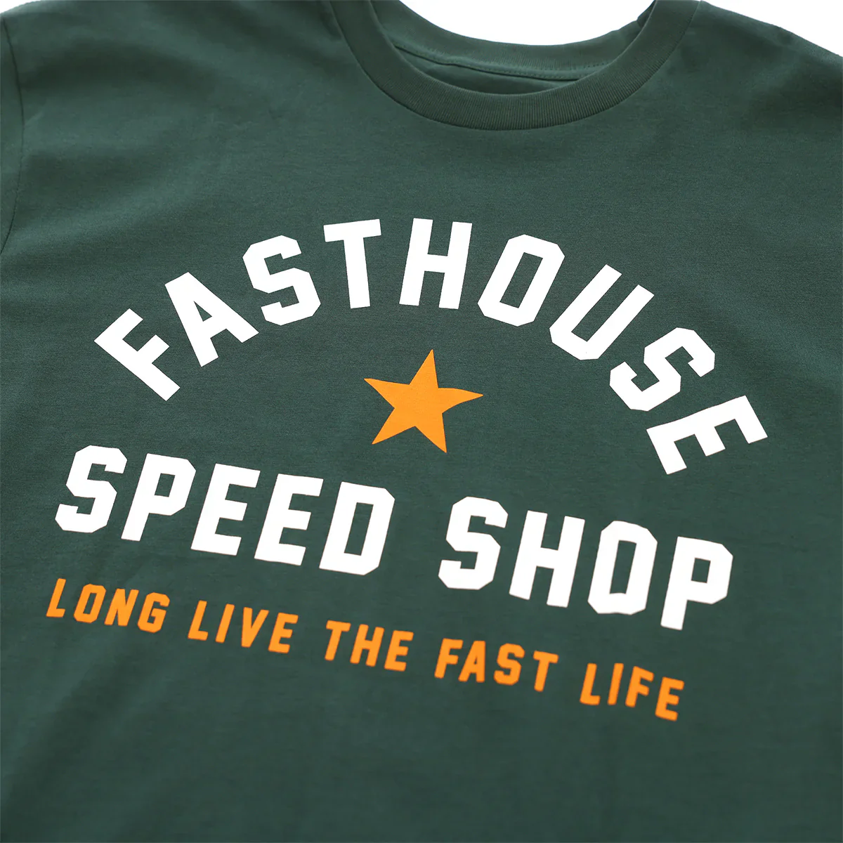Fasthouse Fast Life Tee - Forest Green - Image 3