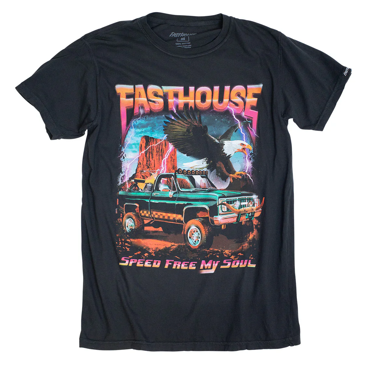 Fasthouse Freedom Tee - Black
