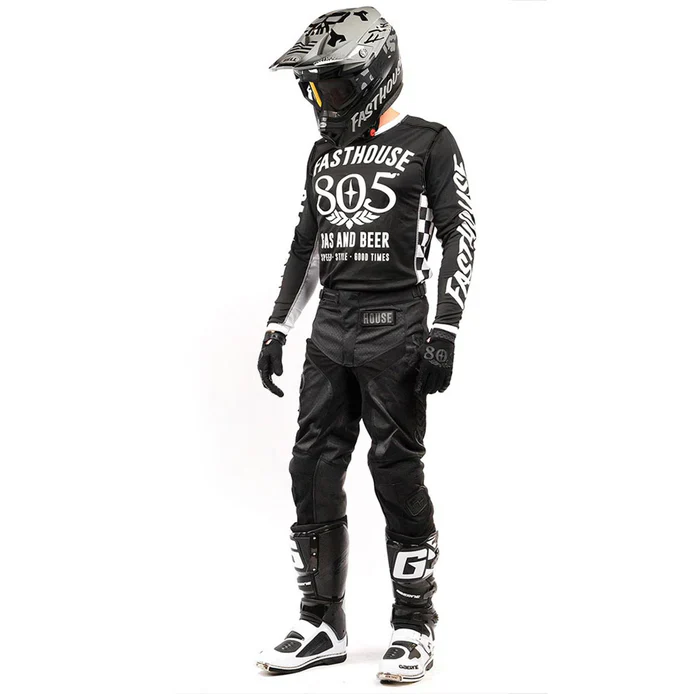 Fasthouse Grindhouse 805 Moto Jersey - Black - Image 2