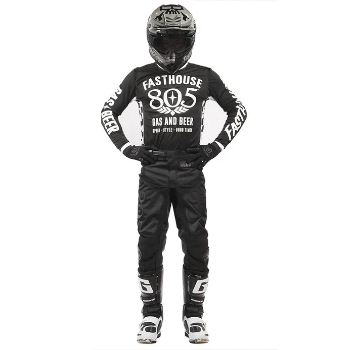 Fasthouse Grindhouse 805 Moto Jersey - Black - Image 3