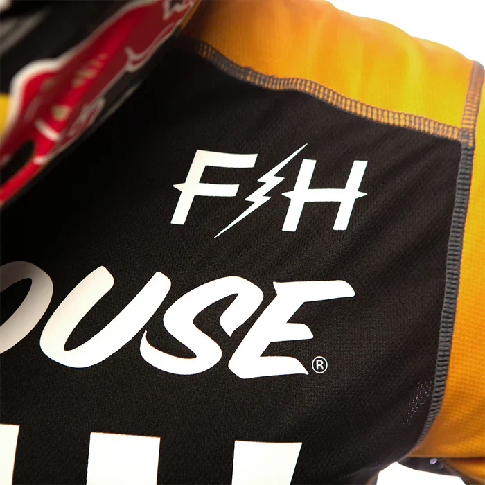 Fasthouse Grindhouse Alpha Jersey - Black-Amber - Image 4