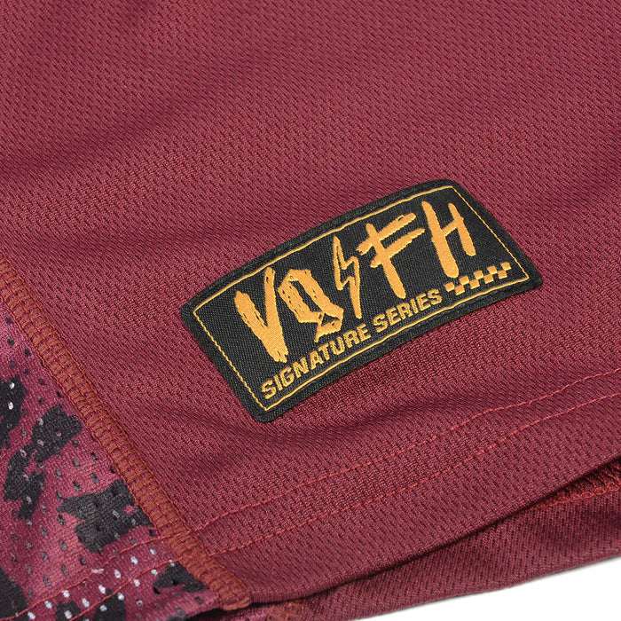 Fasthouse Grindhouse Golden Crew Jersey - Girls - Maroon - Image 4