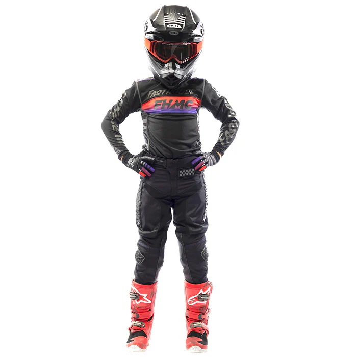 Fasthouse Grindhouse Nova Pant - Youth - Black-Black - Image 2