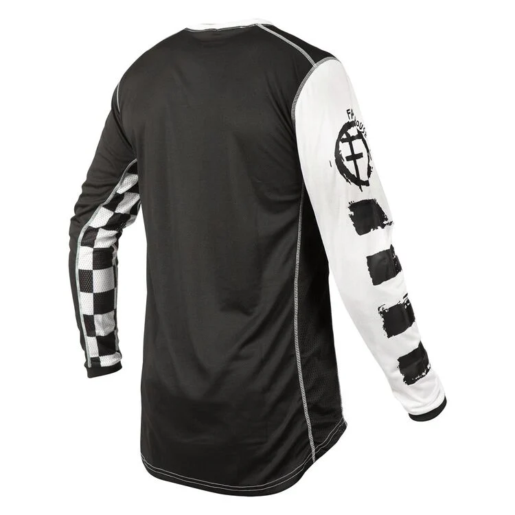 Fasthouse Grindhouse Punk Jersey - Black-White - Image 2