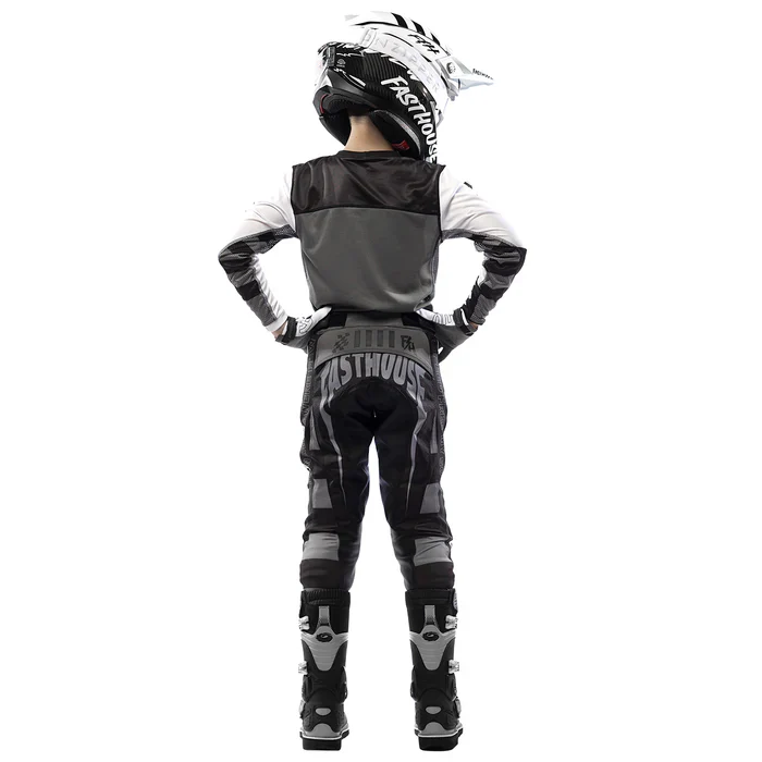 Fasthouse Grindhouse Riot Jersey - Youth - White-Black - Image 4