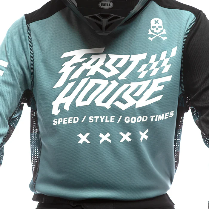 Fasthouse Grindhouse Rufio Jersey - Womens - Slate - Image 6