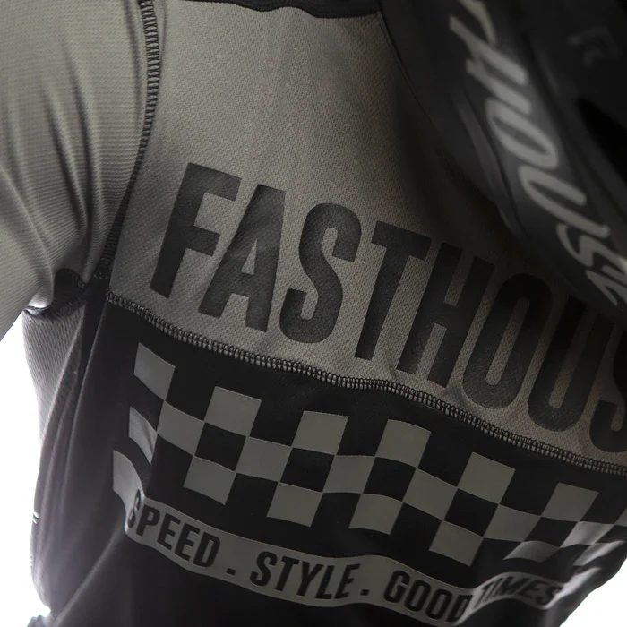 Fasthouse Grindhouse Torino Jersey - Black-Gray - Image 4