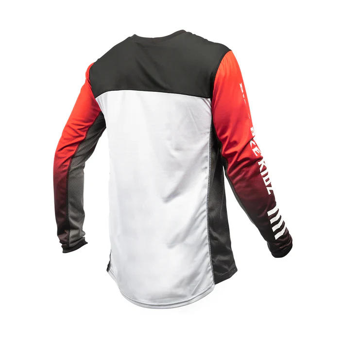 Fasthouse Grindhouse Twitch Jersey - Youth - Red-Black - Image 2
