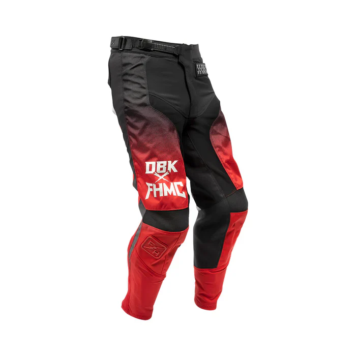 Fasthouse Grindhouse Twitch Pant - Youth - Black-Red - Image 2